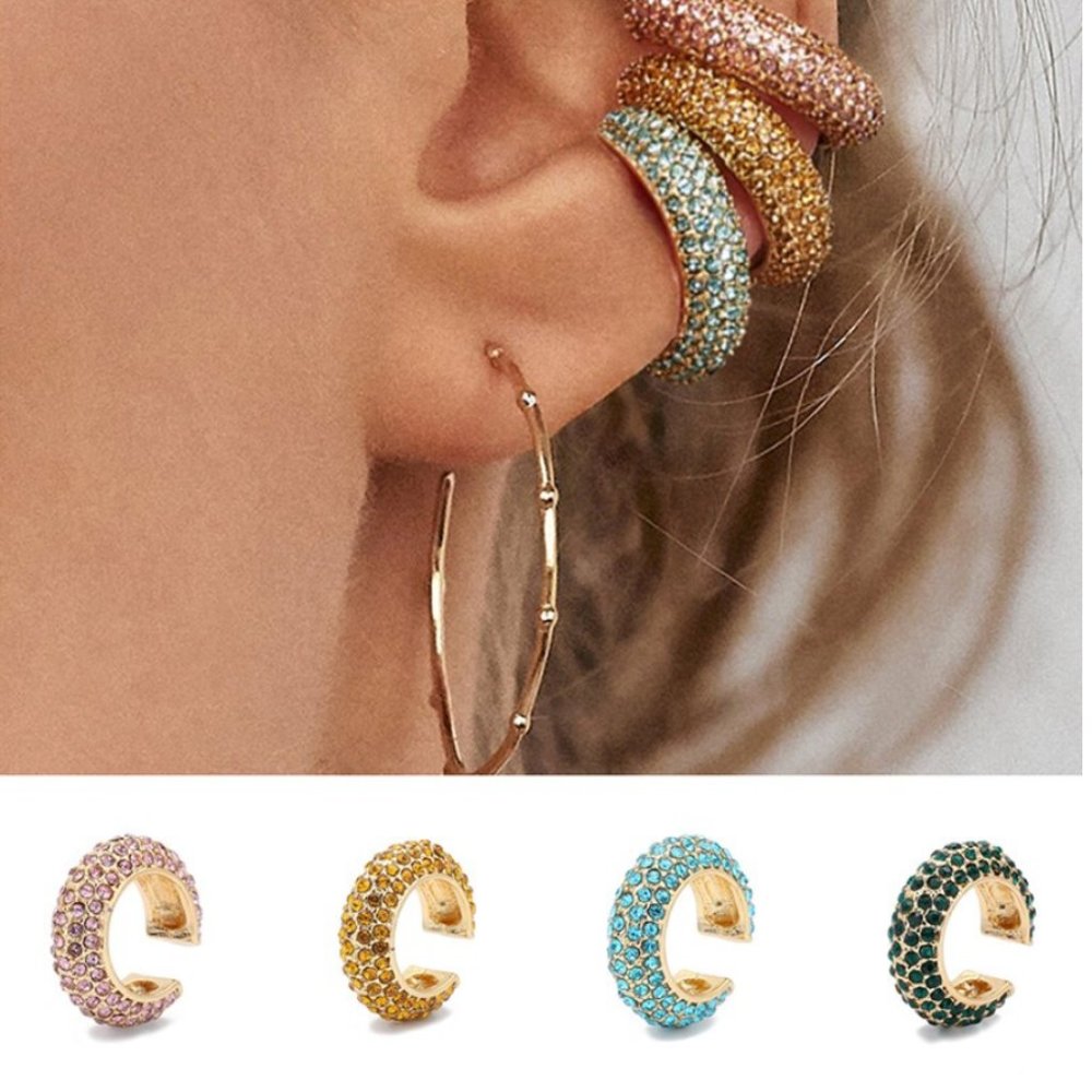 Bohemian Crystal Ear Cuff Earring - Picture 13 of 16